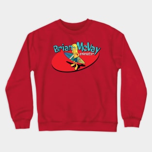 Back Logo - Brian McVay animator Crewneck Sweatshirt